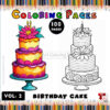 Sweeten Your Day with Cake Coloring Pages Vol 2!