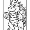 A cartoonish, muscular character with a large dragon-like head, spiky back, and shell armor, standing confidently with clenched fists against a plain background.