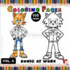 Unleash Your Creativity with Shadow the Hedgehog Coloring Pages Vol 4!