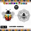 Color Page Ladybug Vol. 5 – Fun and Creative Coloring for All Ages