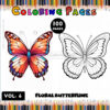 Colorful Butterfly Coloring Book Vol. 6 – Bring Nature’s Beauty to Life