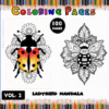 Ladybird Mandala coloring pages from artcoloringpage.com, featuring vibrant designs for a coloring book with 100 pages.