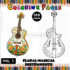 Coloring Pages of Musical Instruments Vol.3 – Creative Fun for Music