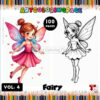 Fairies Coloring Pages for Children’s Vol. 4 – Magical and Creative Fun
