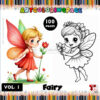Fairy Coloring Pages for Kids Vol. 1 – Magical and Creative Fun