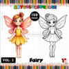 Fairy Coloring Sheets for Kids Vol. 2 – Magical and Creative Fun