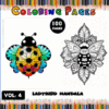 Ladybird Mandala coloring pages from artcoloringpage.com, featuring intricate designs for a coloring book with 100 pages.