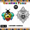 Ladybug Coloring Pages Vol. 4 – Adorable and Relaxing Fun