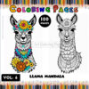Llama Colouring Mandala for All Ages Vol. 6 – Creative and Relaxing Fun
