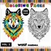 Mandala Wolf Coloring Pages Vol. 2 – Embrace the Wild and Creative