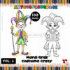 Mardi Gras Color Sheets Vol.6 – Celebrate the Festive Spirit