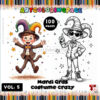 Mardi Gras Coloring for Kids Vol. 5 – Fun and Festive Creativity