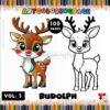 Rudolph Images Coloring Book Vol.3 – Bring the Magic of Christmas to Life