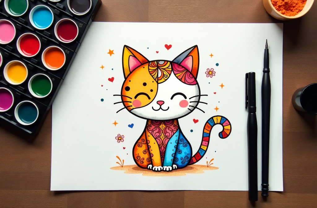 Coloring Pages Cats Purrfectly Printable Feline Fun!