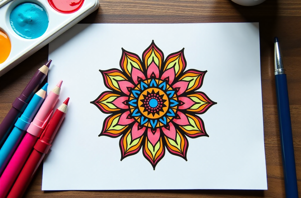 Mandala Coloring Pages for Kids Fun, Relaxing, and Educational
