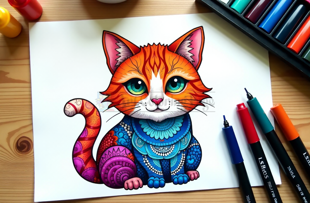 Cat Coloring Pages Unleash Your Inner Artist Today!