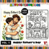 Cherish Dad Happy Fathers Day Coloring Pages VOL 3!