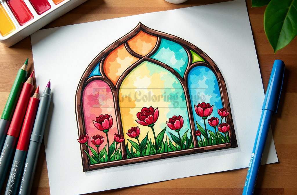 Unleash Creativity Your Guide to Abstract Art Coloring Page