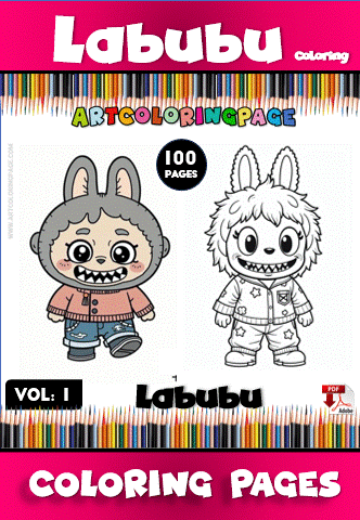 Labubu Coloring Pages Vol 1