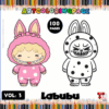 Unleash Your Inner Artist: Labubu Coloring for All Ages Vol 3
