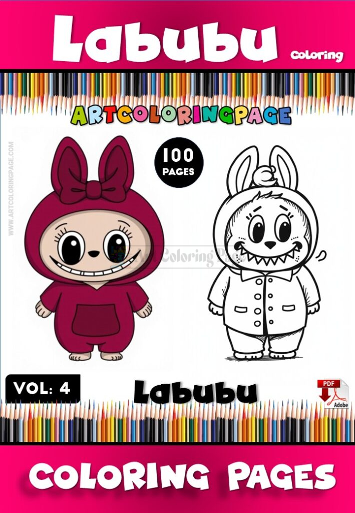 Vibrant Adventures: Labubu Colors for All Ages Vol 4!