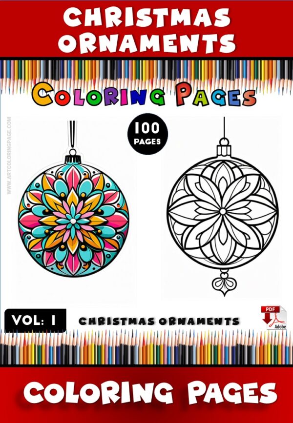 Bring a cozy holiday mood to your home with these Christmas ball coloring sheets designed for joyful, mindful moments. Christmas can be busy and noisy; coloring slows everything down. You sit, you choose your colors, and the day feels lighter. This printable collection gives you a simple way to relax, reconnect, and create something beautiful together. Inside this bundle, you will find detailed ornaments, playful designs, and charming patterns that suit both little hands and experienced colorists.