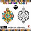 Christmas Bauble Coloring Pages V4 -100 Festive Designs for Mindful Moments