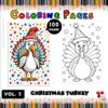 Get Ready for Festive Fun with Our Christmas Turkey Coloring Book! Diapositive1