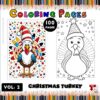 christmas turkey coloring pages | Vol. 2